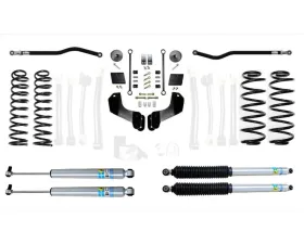 EVO Manufacturing 2.5 Inch Enforcer Overland 4XE Lift Stage 1 Plus with EVO SPEC King 2.5 Shocks Jeep Wrangler JL 2018-2021