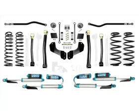 EVO Manufacturing 2.5 Inch Enforcer Overland 4XE Lift Stage 3 with EVO SPEC King 2.0 Shocks Jeep Wrangler JL 2018-2021