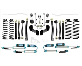 EVO Manufacturing 2.5 Inch Enforcer Overland 4XE Lift Stage 3 Plus with EVO SPEC King 2.5 Shocks and Adjusters Jeep Wrangler JL 2018-2021