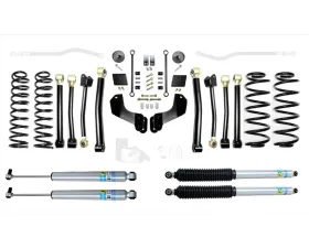 EVO Manufacturing 2.5 Inch Enforcer Overland 4XE Lift Stage 4 with EVO SPEC King 2.5 Shocks Jeep Wrangler JL 2018-2021