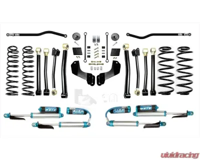 EVO Manufacturing 2.5 Inch Enforcer Overland 4XE Lift Stage 4 with EVO SPEC King 2.0 Shocks Jeep Wrangler JL 2018-2021 - EVO-3012S4EK2