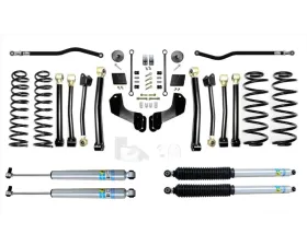 EVO Manufacturing 2.5 Inch Enforcer Overland 4XE Lift Stage 4 Plus with EVO SPEC King 2.5 Shocks Jeep Wrangler JL 2018-2021