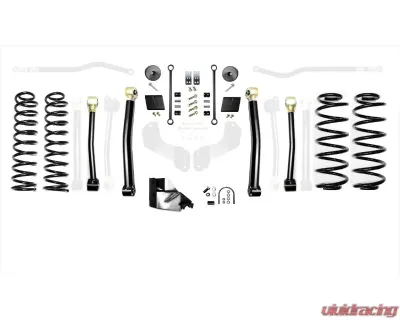 EVO Manufacturing 2.5 Inch Enforcer Overland 4XE Lift Stage 4 Plus with EVO SPEC King 2.0 Shocks Jeep Wrangler JL 2018-2021 - EVO-3012S4EPK2