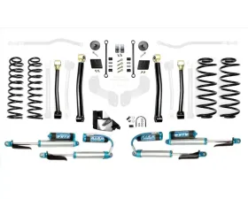 EVO Manufacturing 2.5 Inch Enforcer Overland 4XE Lift Stage 4 Plus with EVO SPEC King 2.5 Shocks and Adjusters Jeep Wrangler JL 2018-2021