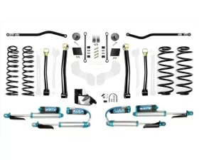 EVO Manufacturing 4.5 Inch Enforcer 4XE Lift Stage 3 with EVO SPEC King 2.0 Shocks Jeep Wrangler JL 2018-2021