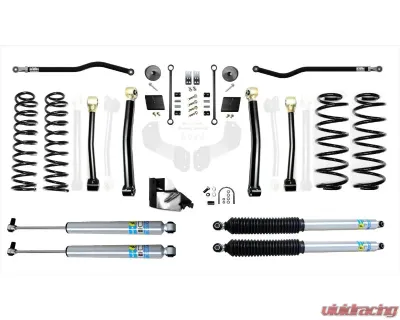EVO Manufacturing 4.5 Inch Enforcer 4XE Lift Stage 3 Plus with EVO SPEC King 2.5 Shocks Jeep Wrangler JL 2018-2021 - EVO-3054S3EPK