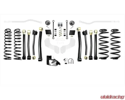 EVO Manufacturing 4.5 Inch Enforcer 4XE Lift Stage 3 Plus with EVO SPEC King 2.0 Shocks Jeep Wrangler JL 2018-2021 - EVO-3054S3EPK2