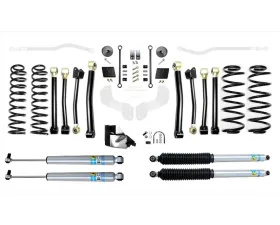 EVO Manufacturing 4.5 Inch Enforcer 4XE Lift Stage 4 with EVO SPEC King 2.5 Shocks Jeep Wrangler JL 2018-2021