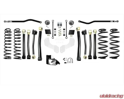 EVO Manufacturing 4.5 Inch Enforcer 4XE Lift Stage 4 with EVO SPEC King 2.5 Shocks and Adjusters Jeep Wrangler JL 2018-2021 - EVO-3054S4EKA