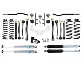 EVO Manufacturing 4.5 Inch Enforcer 4XE Lift Stage 4 Plus with EVO SPEC King 2.5 Shocks Jeep Wrangler JL 2018-2021