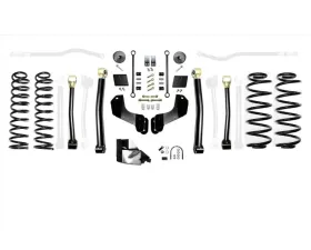 EVO Manufacturing 4.5 Inch Enforcer 4XE Lift Stage 4 Plus with EVO SPEC King 2.0 Shocks Jeep Wrangler JL 2018-2021