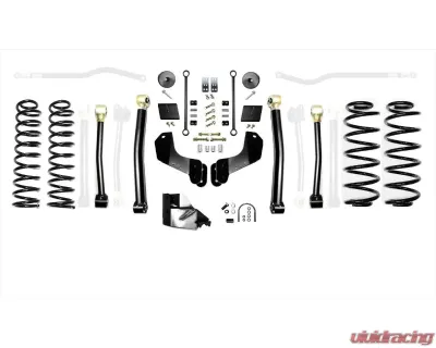 EVO Manufacturing 4.5 Inch Enforcer 4XE Lift Stage 4 Plus with EVO SPEC King 2.0 Shocks Jeep Wrangler JL 2018-2021 - EVO-3054S4EPK2