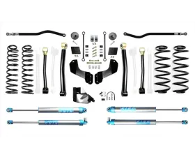 EVO Manufacturing 4.5 Inch Enforcer Overland 4XE Lift Stage 3 with Bilstein Shocks Jeep Wrangler JL 2018-2021