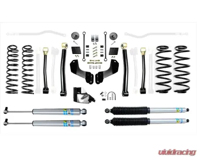 EVO Manufacturing 4.5 Inch Enforcer Overland 4XE Lift Stage 3 with EVO SPEC King 2.5 Shocks Jeep Wrangler JL 2018-2021 - EVO-3055S3EK