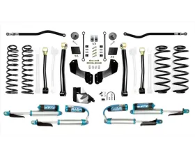 EVO Manufacturing 4.5 Inch Enforcer Overland 4XE Lift Stage 3 with EVO SPEC King 2.0 Shocks Jeep Wrangler JL 2018-2021