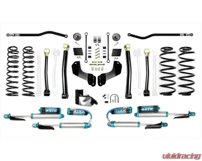 EVO Manufacturing 4.5 Inch Enforcer Overland 4XE Lift Stage 3 with EVO SPEC King 2.0 Shocks Jeep Wrangler JL 2018-2021 - EVO-3055S3EK2