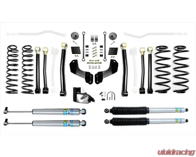 EVO Manufacturing 4.5 Inch Enforcer Overland 4XE Lift Stage 4 with EVO SPEC King 2.5 Shocks Jeep Wrangler JL 2018-2021 - EVO-3055S4EK