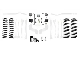 EVO Manufacturing 4.5 Inch Enforcer Overland 4XE Lift Stage 4 Plus with EVO SPEC King 2.0 Shocks Jeep Wrangler JL 2018-2021