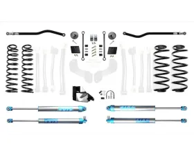 EVO Manufacturing 4.5 Inch High Clearance Long Arm with Bilstein Shocks Jeep Wrangler JL 2018-2021