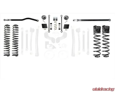 EVO Manufacturing 4.5 Inch High Clearance Long Arm Plus with Bilstein Shocks Jeep Wrangler JL 2018-2021 - EVO-3056DPBIL