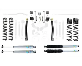 EVO Manufacturing 2.5 Inch Enforcer Lift Stage 1 Plus with EVO SPEC 2.5 King Shocks with Adjusters Jeep Gladiator JT 2020