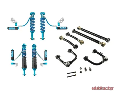 EVO Manufacturing Enforcer w/ 2.5 Iinch King Coilover Shocks 2-2.5 Inch Lift Ford Bronco 2021-2023 - EVO-BR1001S3KA