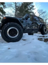 EVO Manufacturing RockSlider Set w/ Bolt On Hardware Jeep Wrangler Unlimited JLU 2018-2021                                     - EVO-3142H - Image 11