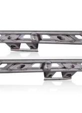 EVO Manufacturing RockSlider Set w/ Step Plates & Rock Lights Jeep Wrangler Unlimited JLU 2018-2021                                     - EVO-3142SL - Image 15
