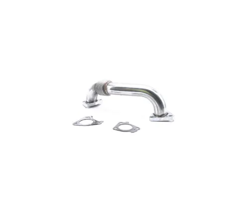 HSP Diesel 2 inch Replacement Driver Side Up-Pipe Raw Chevrolet | GMC 2001-2004 - 031-2-HSP-RAW