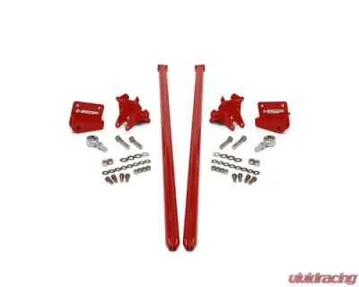 HSP Diesel 70 Inch Flag Red Bolt On Traction Bars 3.5 Inch Axle Diameter Chevrolet | GMC 2001-2010 - 035-2-HSP-BR