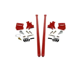 HSP Diesel 58 Inch Flag Red Bolt On Traction Bars 4 Inch Axle Diameter Chevrolet | GMC 2011-2016