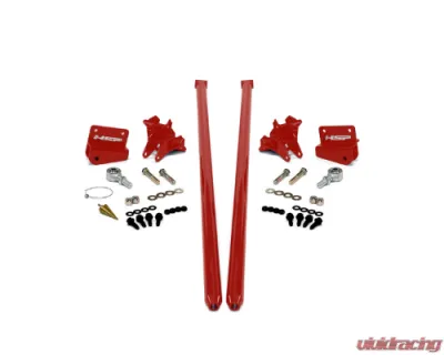 HSP Diesel 70 Inch Flag Red Bolt On Traction Bars 4 Inch Axle Diameter Chevrolet | GMC 2011-2019 - 535-2-HSP-BR