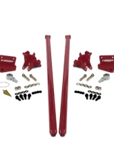 HSP Diesel 70 Inch Flag Red Bolt On Traction Bars 4 Inch Axle Diameter Chevrolet | GMC 2011-2019                                     - 535-2-HSP-BR - Image 4