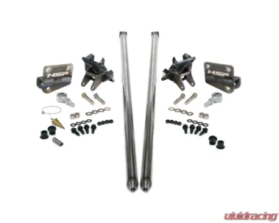 HSP Diesel Traction Bars DRW (CCLB)-Raw Ford F-350 6.7L Powerstroke 2011-2017 - HSP-P-435-2-4-HSP-RAW