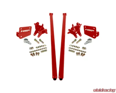 HSP Diesel Traction Bars (ECLB,CCSB)-Flag Red Ford F-250 6.7L Powerstroke 2017.5-2022 - HSP-P-435-3-3-HSP-BR