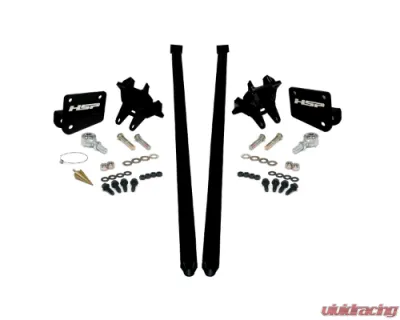 HSP Diesel Traction Bars SRW (CCLB)-Silk Satin Black Ford F-350 6.7L Powerstroke 2017.5-2022 - HSP-P-435-4-4-HSP-SB