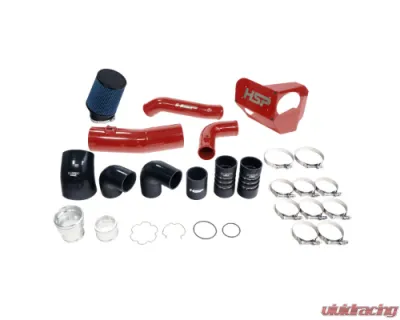 HSP Diesel Intake And Intercooler Bundle Kit -Flag Red Ford F-250|F-350 6.7L Powerstroke 2020-2022 - HSP-P-493-3-HSP-BR