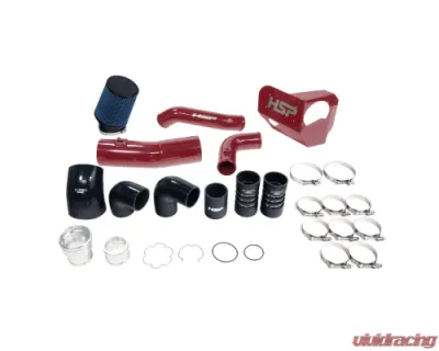 HSP Diesel Intake And Intercooler Bundle Kit -Illusion Cherry Ford F-250|F-350 6.7L Powerstroke 2020-2022 - HSP-P-493-3-HSP-CR