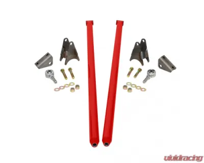 HSP Diesel 58 Inch Universal Traction Bars For Offset Leafspring 4 Inch Axle-Flag Red - HSP-U-035-1-1-HSP-BR