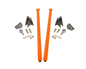 HSP Diesel 58 Inch Universal Traction Bars For Offset Leafspring 4 Inch Axle-M&M Orange