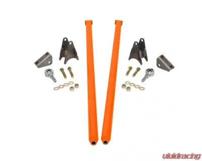 HSP Diesel 58 Inch Universal Traction Bars For Offset Leafspring 4 Inch Axle-M&M Orange - HSP-U-035-1-1-HSP-O