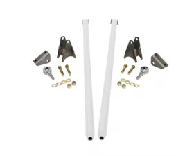 HSP Diesel 70 Inch Universal Traction Bars For Offset Leafspring 4 Inch Axle-Polar White