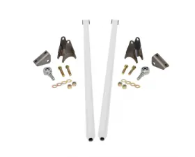 HSP Diesel 75 Inch Universal Traction Bars For Offset Leafspring 4 Inch Axle-Polar White