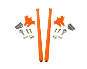HSP Diesel 58 Inch Universal Traction Bars For Inline Leafspring 3.5 Inch Axle-M&M Orange