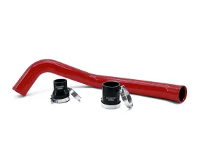HSP Diesel Hot Side Intercooler Tube 3-Inch Flag Red for 2001-2010 Chevy/GMC Duramax