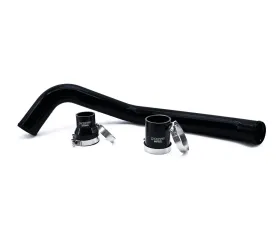 HSP Diesel Hot Side Intercooler Tube 3-Inch Silk Satin Black for 2001-2010 Chevy/GMC