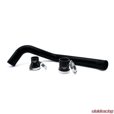 HSP Diesel Hot Side Intercooler Tube 3-Inch Silk Satin Black for 2001-2010 Chevy/GMC - 000-HSP-SB