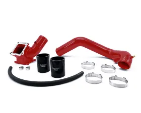 HSP Diesel Max Flow Bridge and Cold Side Tube Kit for 2006-2010 Chevy/GMC 3 Inch Red