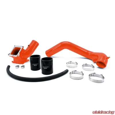 HSP Diesel Max Flow Bridge and Cold Side Tube Kit 3 Inch Orange for 2006-2010 Chevy/GMC - 004-HSP-O
