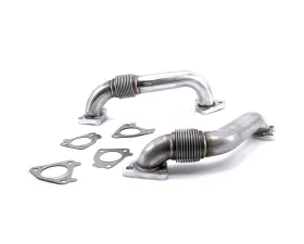 HSP Diesel 2 Inch Raw Replacement Up-Pipes for 2001-2004 Chevy/GMC LB7 Engines